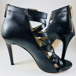 MICHEAL KORS Strappy Buckle Top High-Heeled Shoes